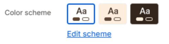 General settings