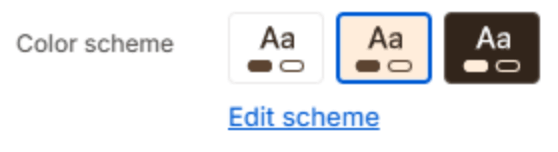 General settings