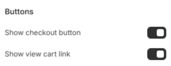 Button settings
