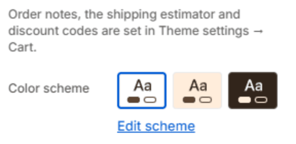 General settings