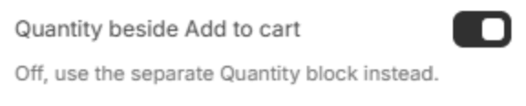 Buy buttons block settings