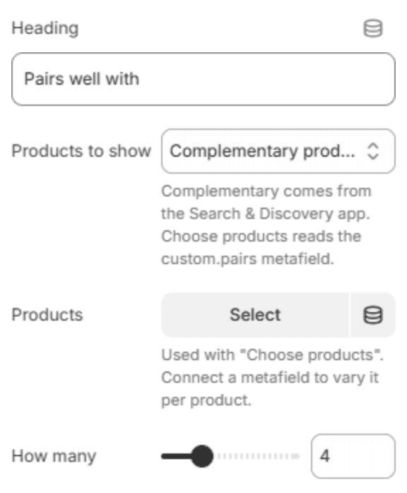 Pairs well with block settings