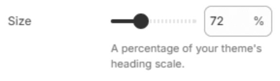 Title block settings